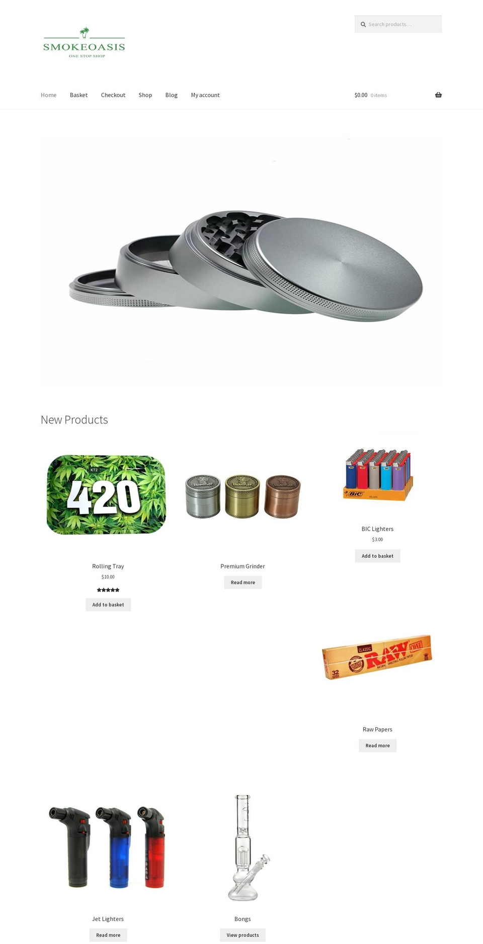 smoke-oasis.com — Shopify storefront screenshot