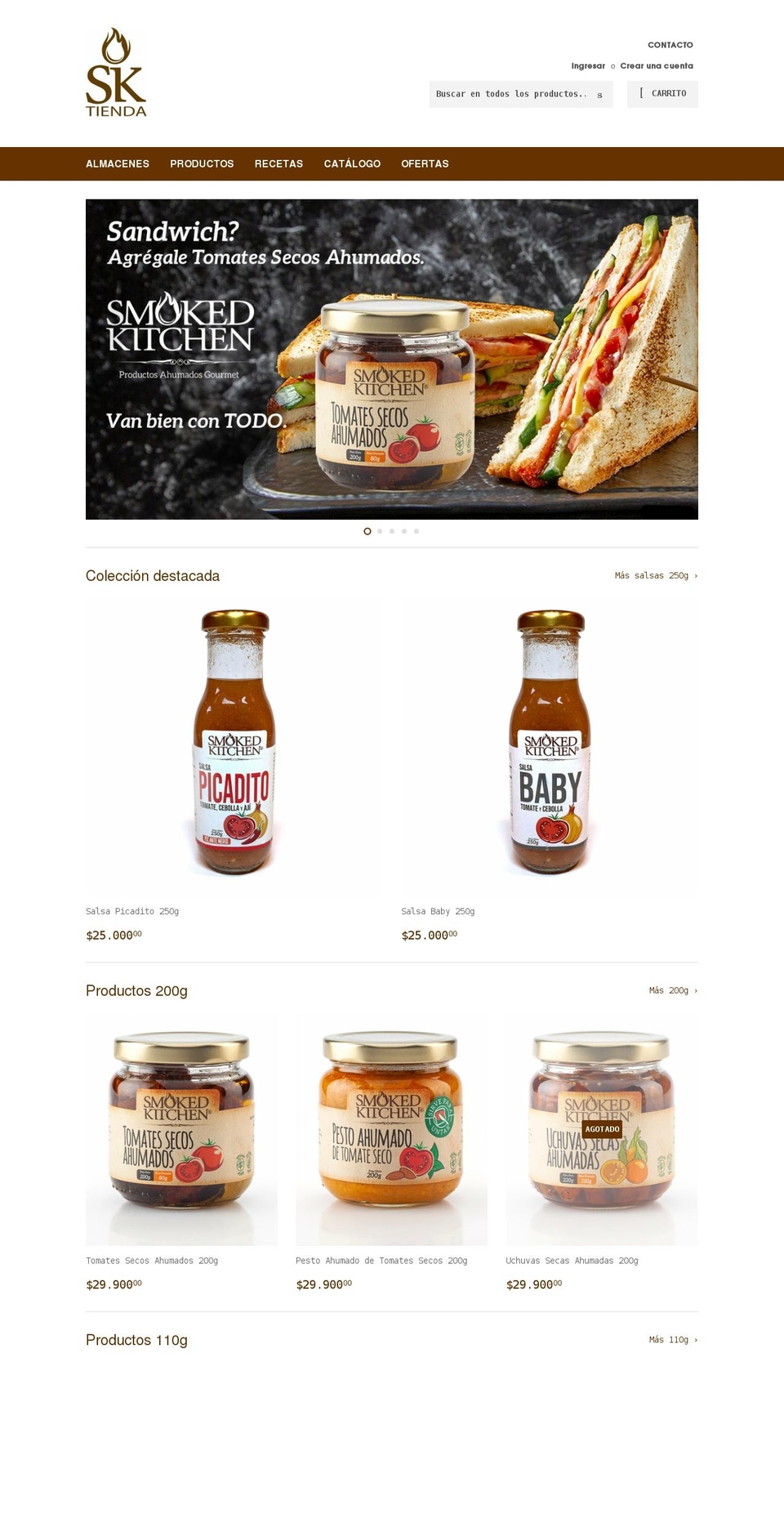 smokedkitchen.com shopify website screenshot