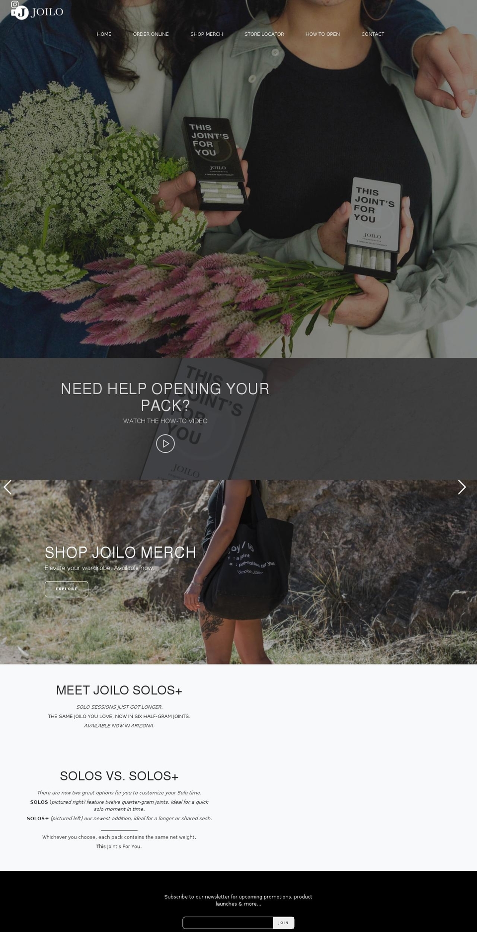 smokejoilo.com shopify website screenshot