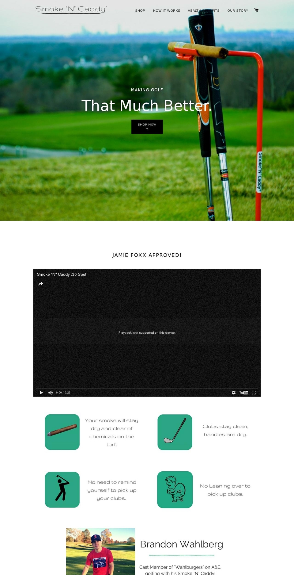 smokencaddy.com shopify website screenshot