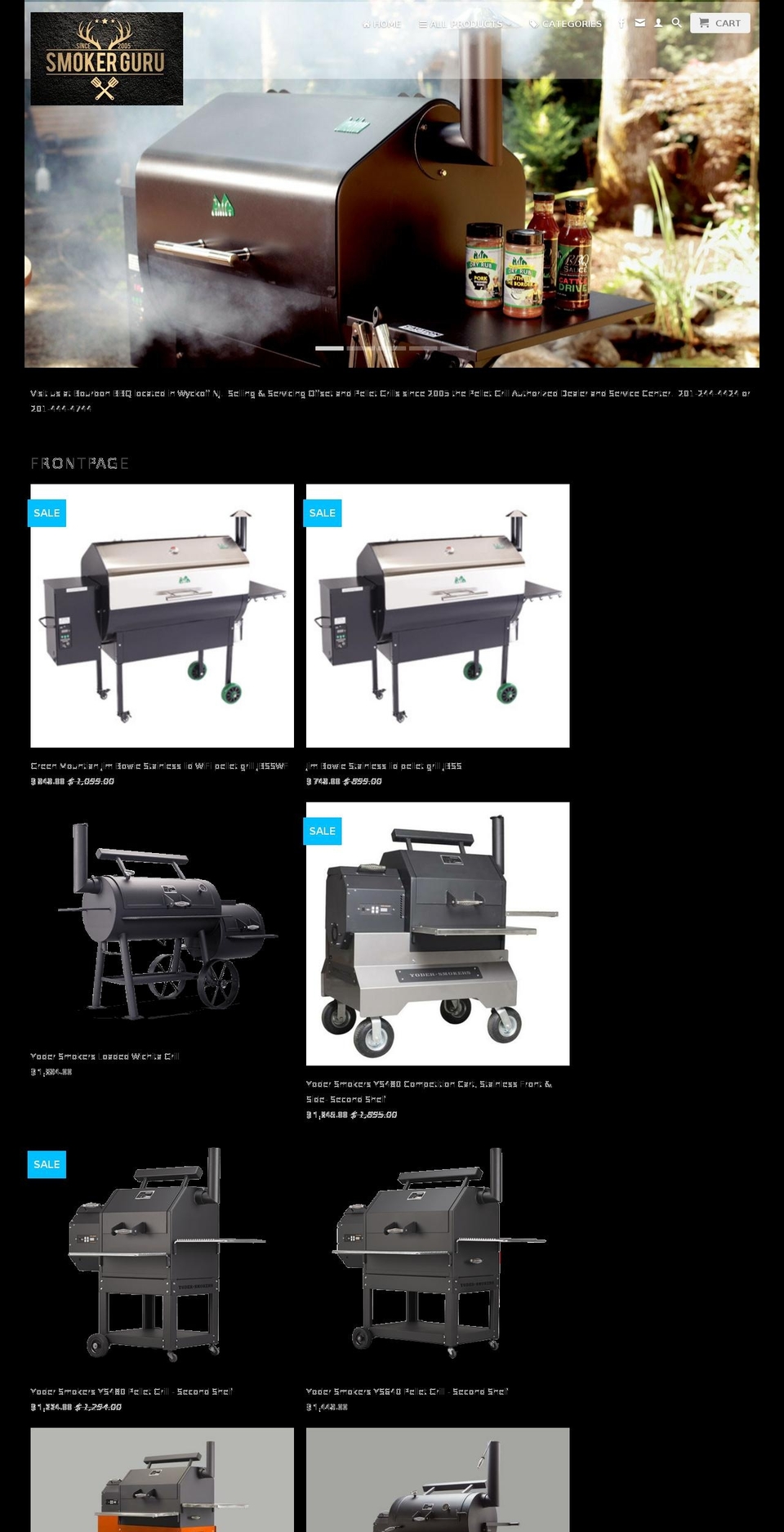 smokerguru.com shopify website screenshot