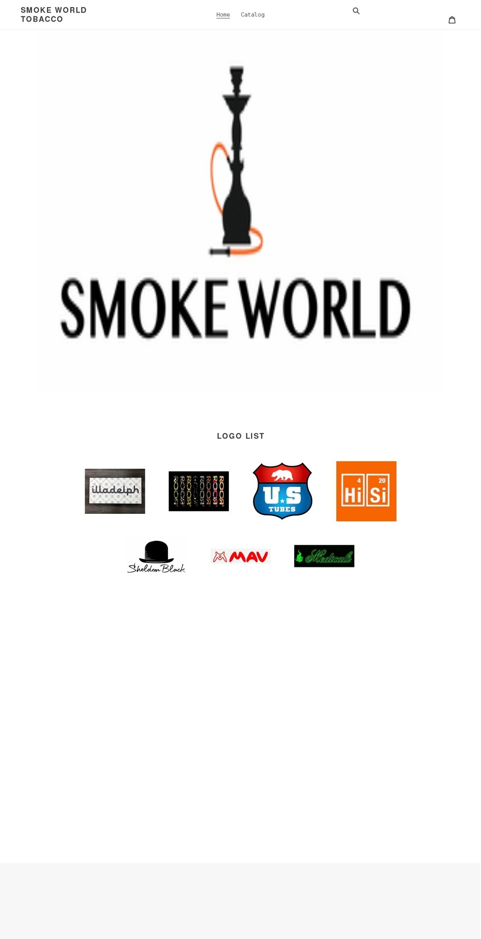 smokeworldla.com shopify website screenshot