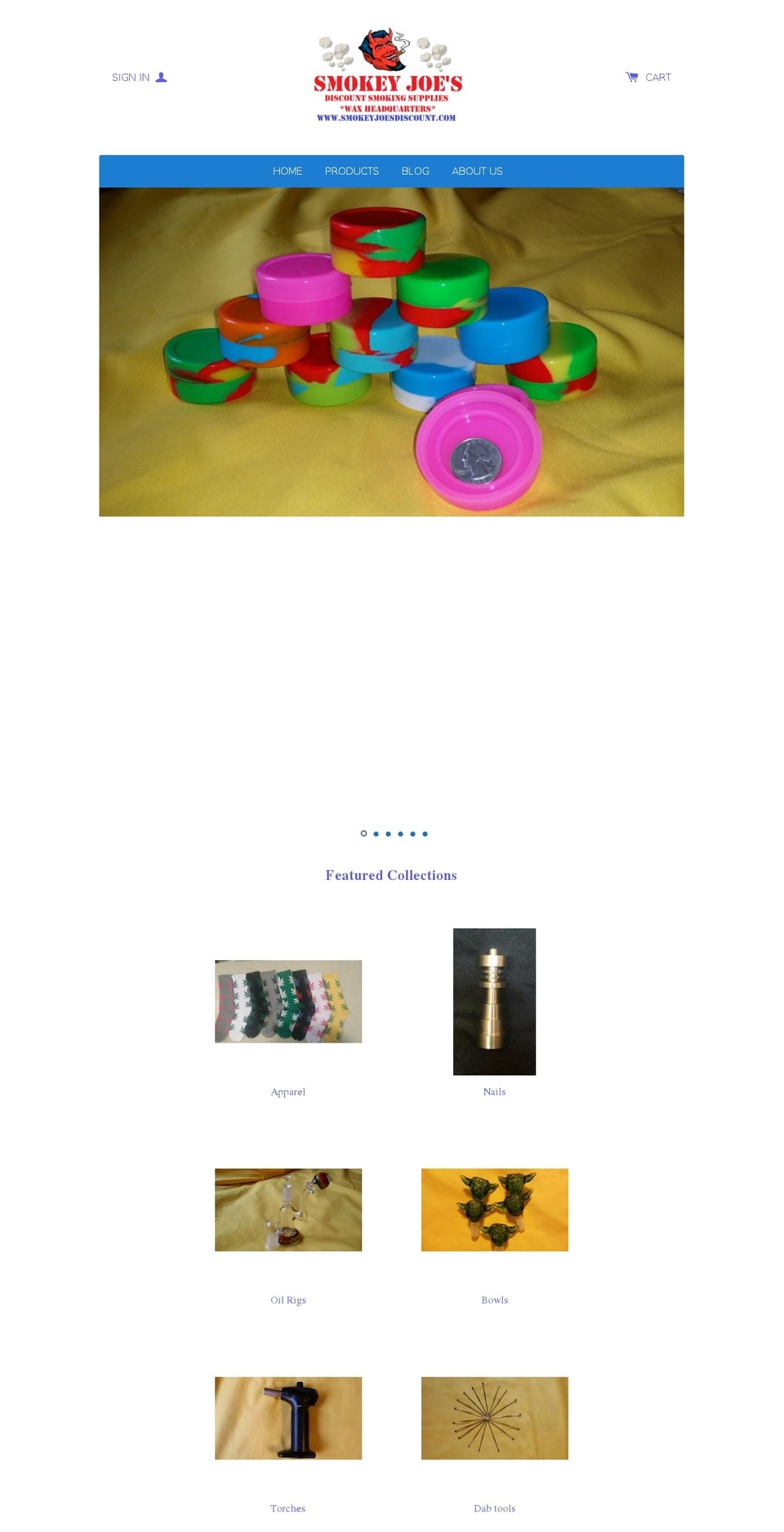 smokeyjoesdiscount.com shopify website screenshot