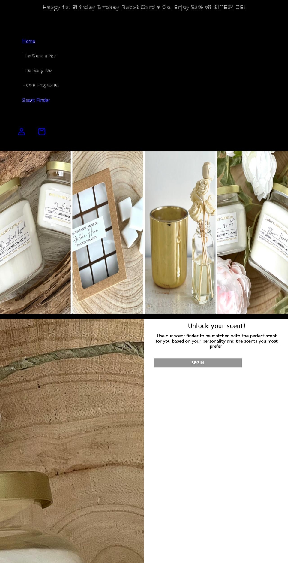smokeyrabbit.com shopify website screenshot