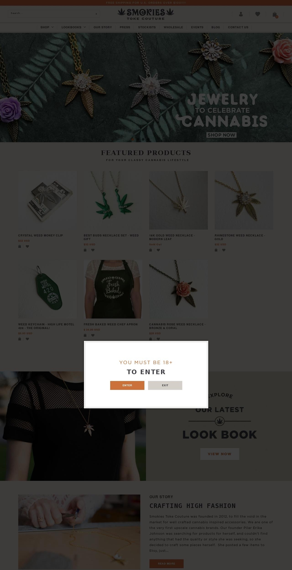 Timber Shopify theme site example smokiestoke.com