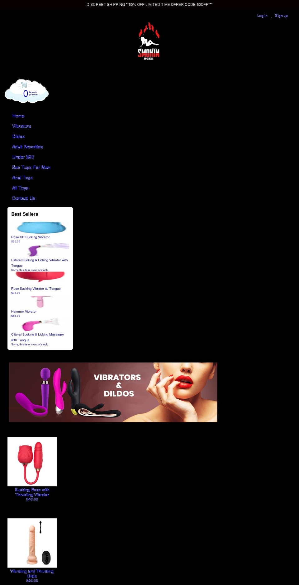 smokinaceshotspotshop.com shopify website screenshot