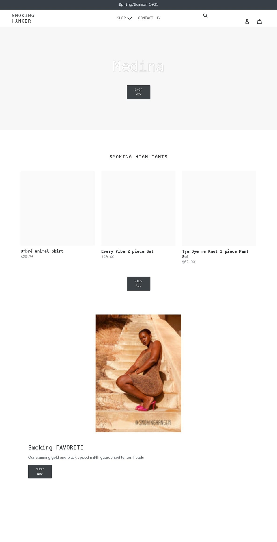 smokinghanger.com shopify website screenshot