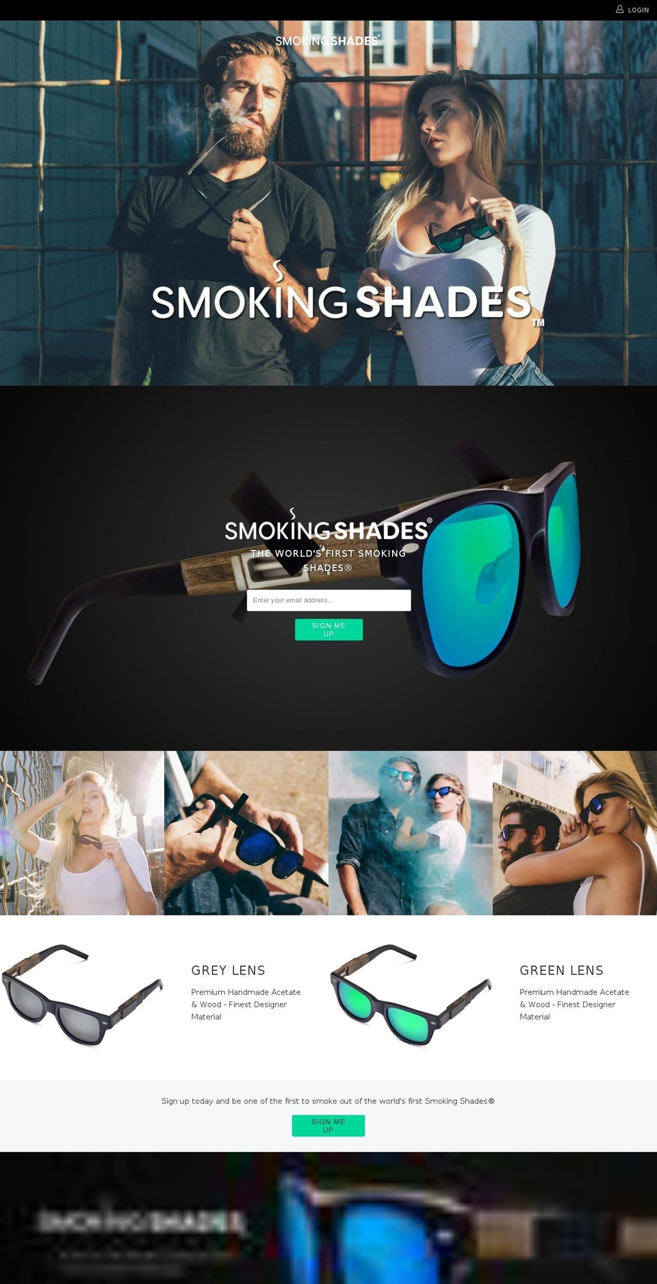 Oct Shopify theme site example smokingshades.com