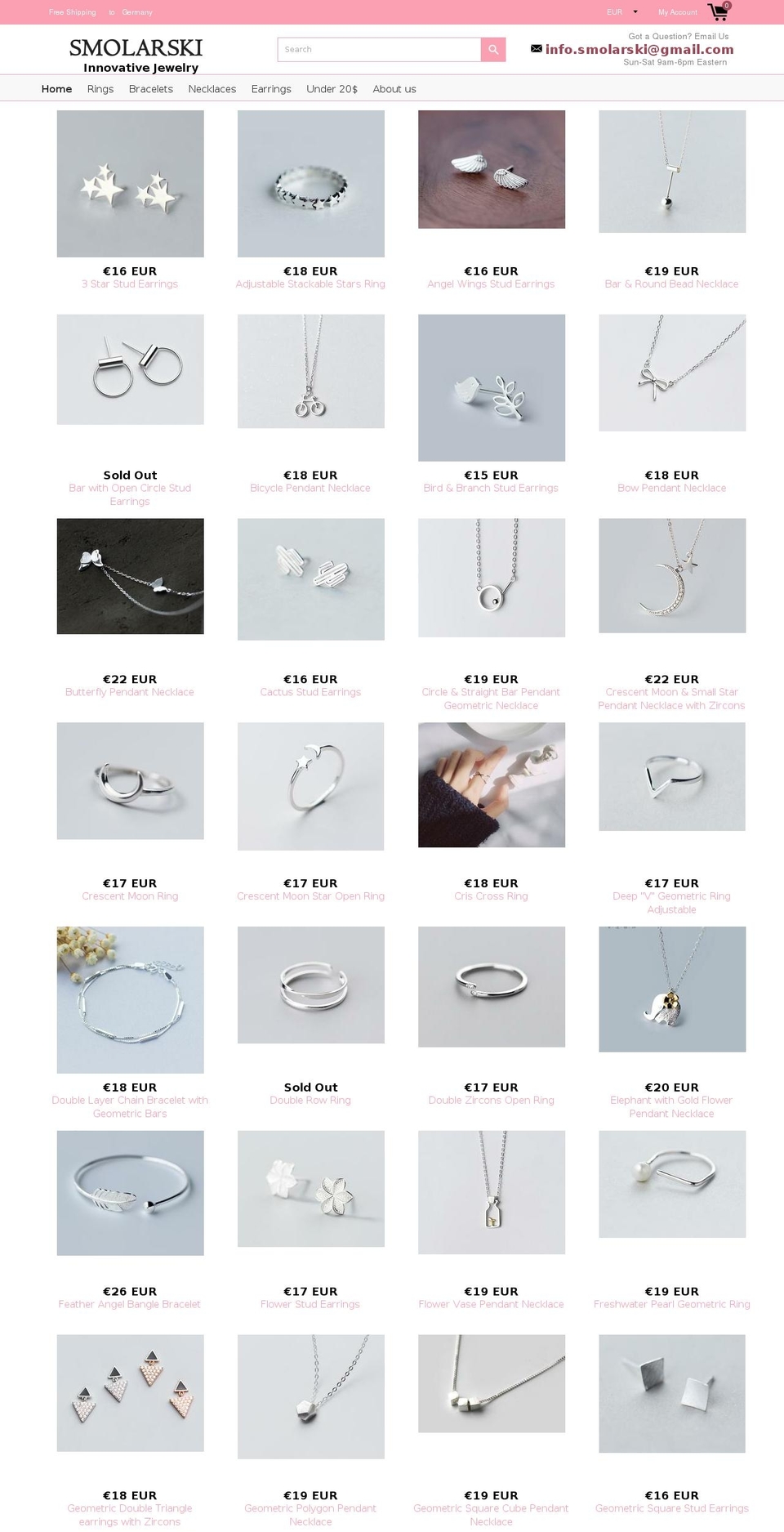 smolarski.org shopify website screenshot