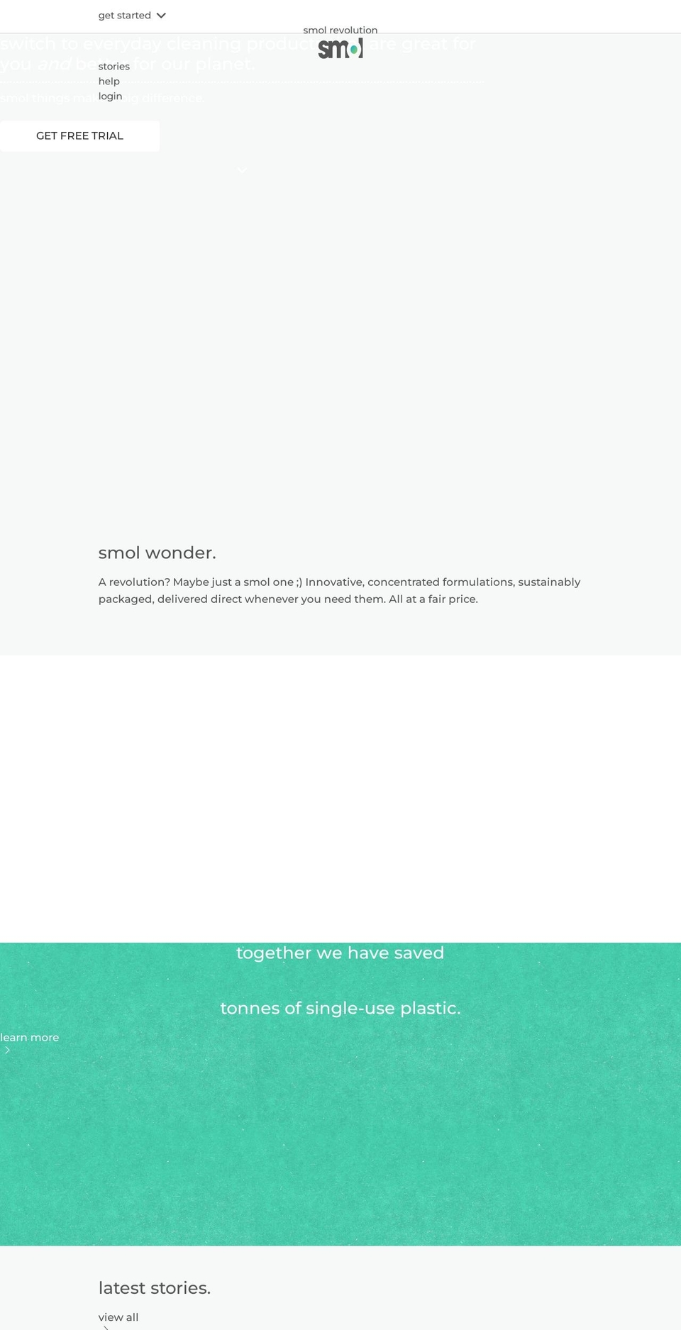 smollaundry.com — Shopify storefront screenshot