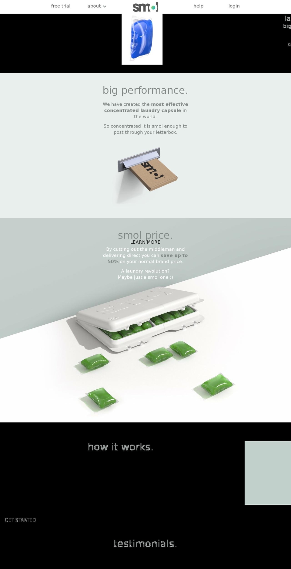 smolproducts.com — Shopify storefront screenshot