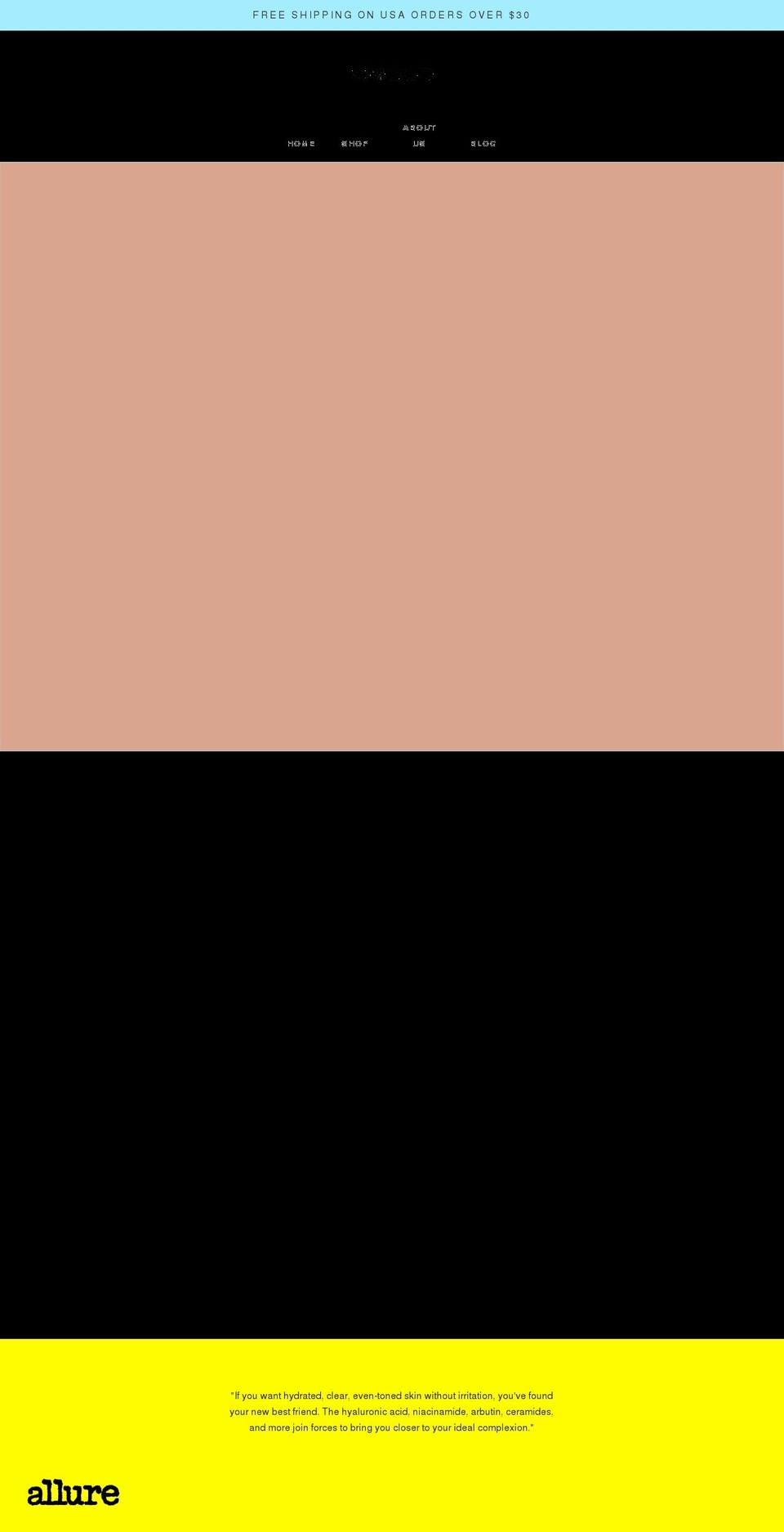 smoodbeauty.com shopify website screenshot