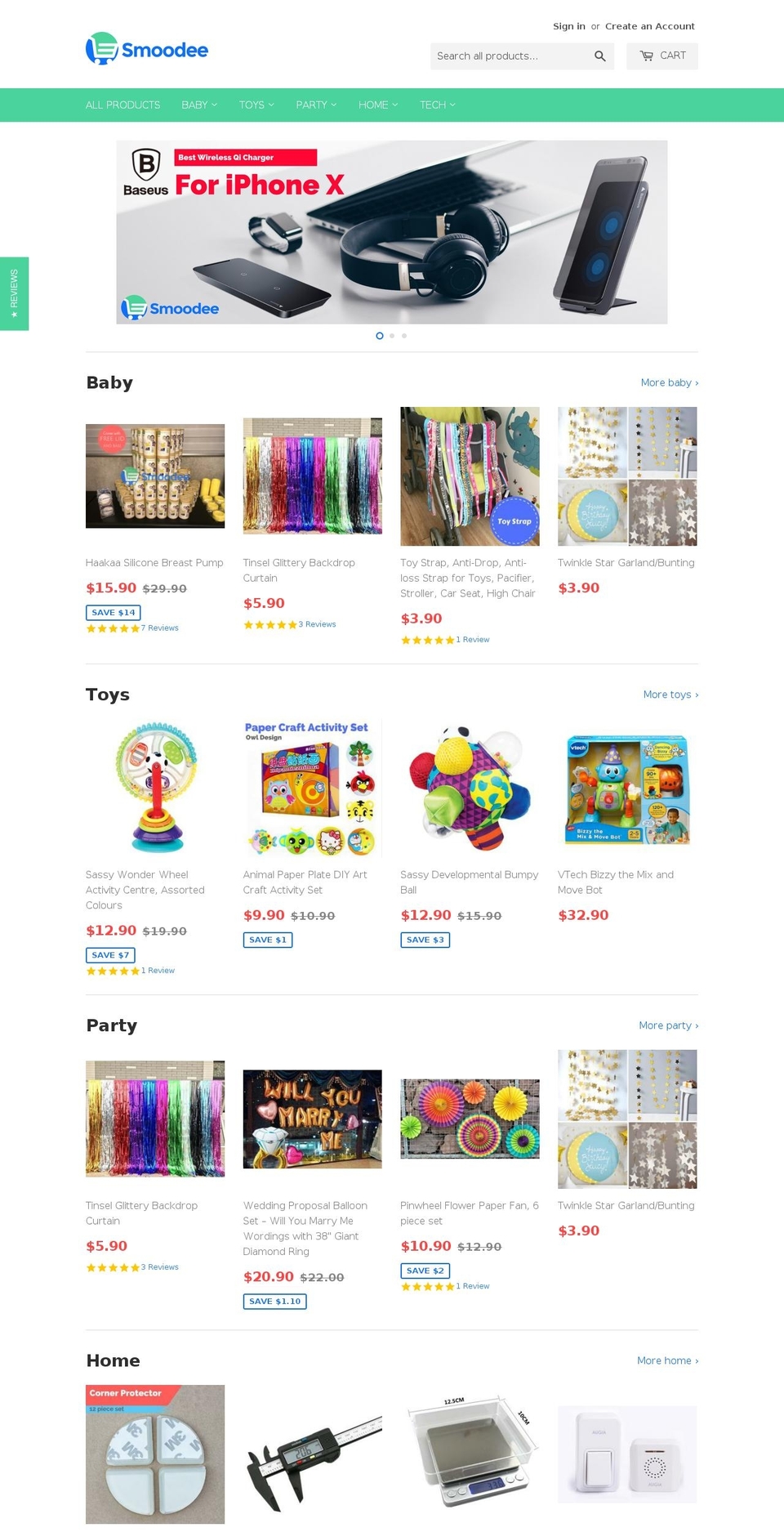 smoodee.com shopify website screenshot