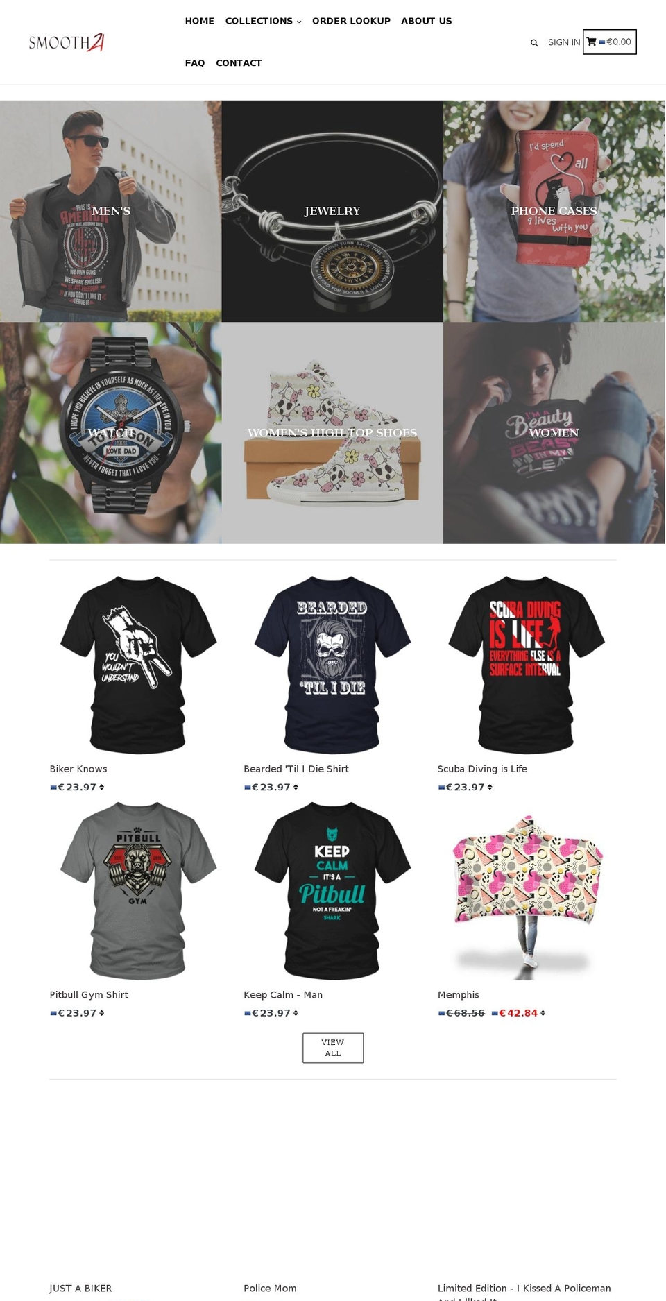 smooth21.com — Shopify storefront screenshot
