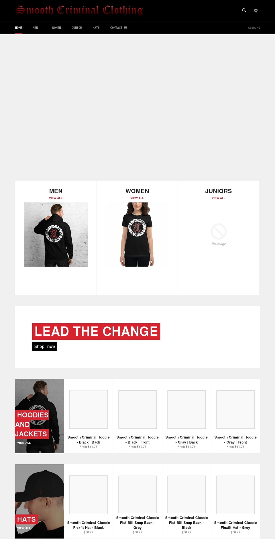 smoothcriminalclothing.shop shopify website screenshot
