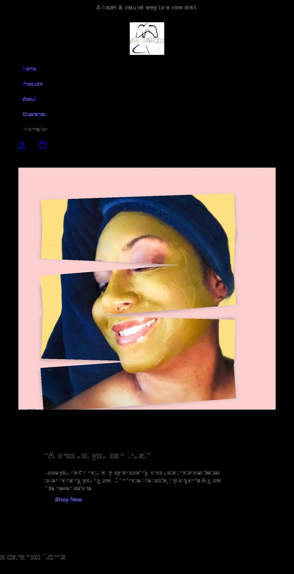 smoothrubz.com shopify website screenshot