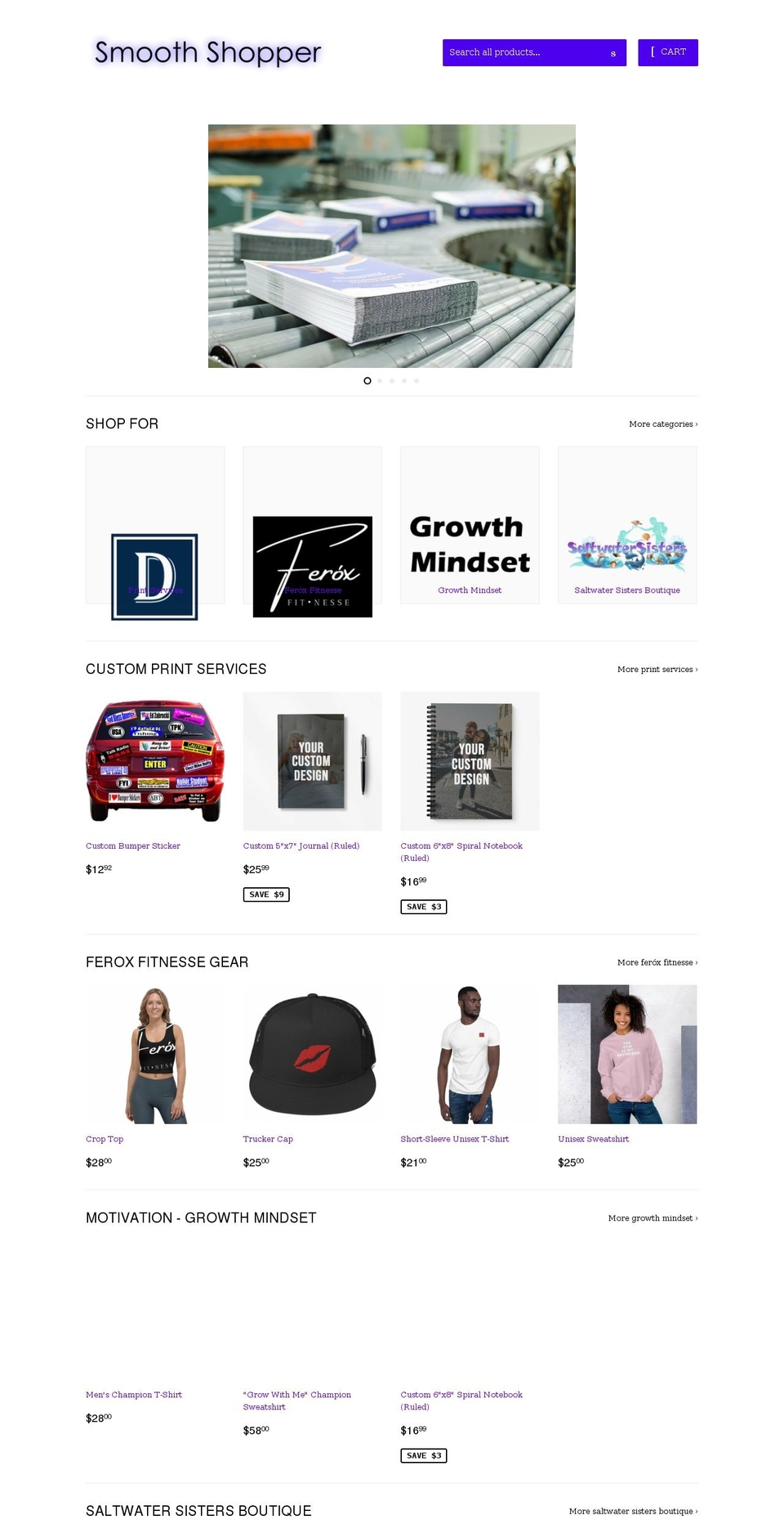 smoothshopper.net shopify website screenshot