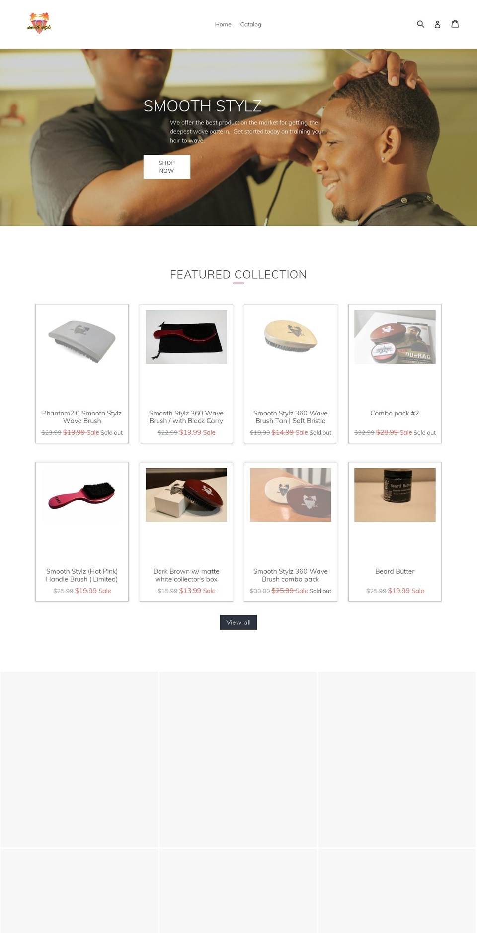 smoothstylz.com shopify website screenshot