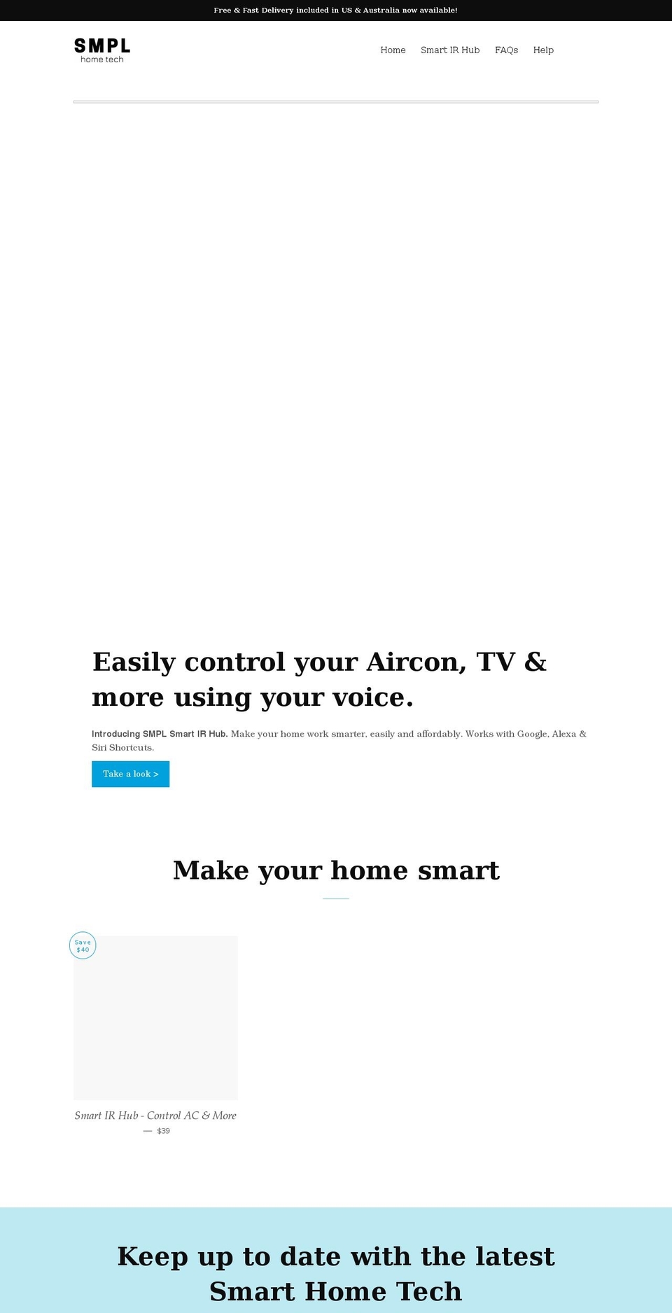 smplshop.com shopify website screenshot
