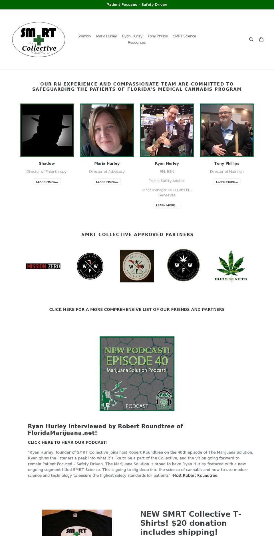 smrtcollective.com — Shopify storefront screenshot