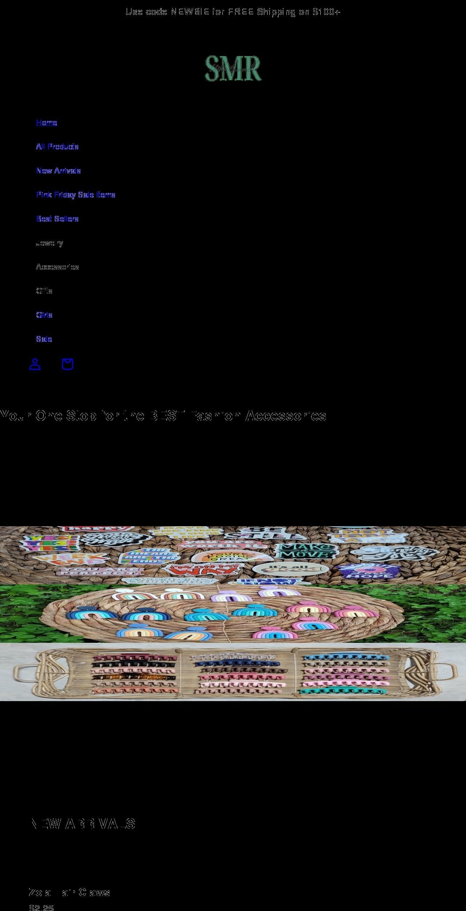 smrwholesale.com shopify website screenshot