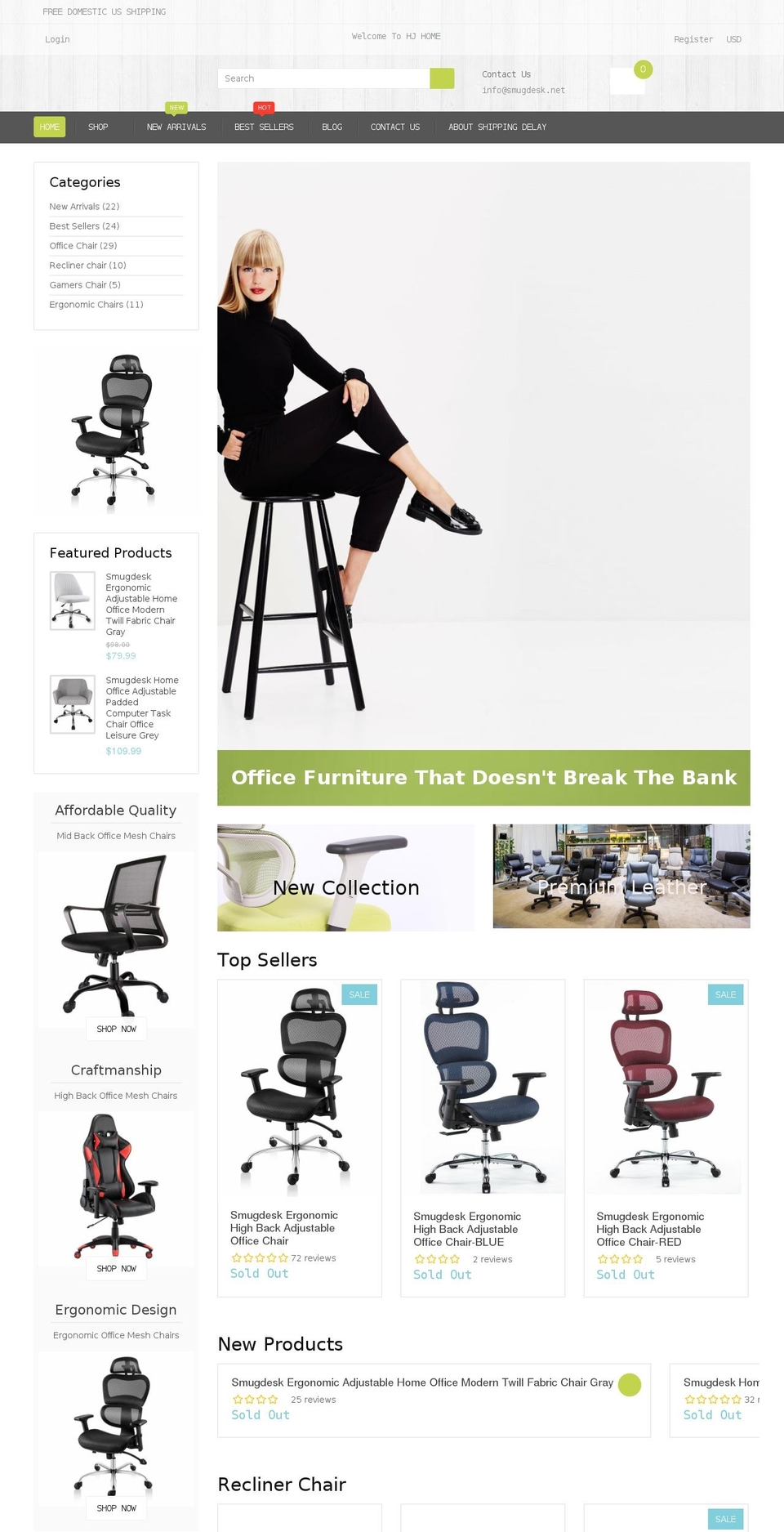 smugdesk.net shopify website screenshot
