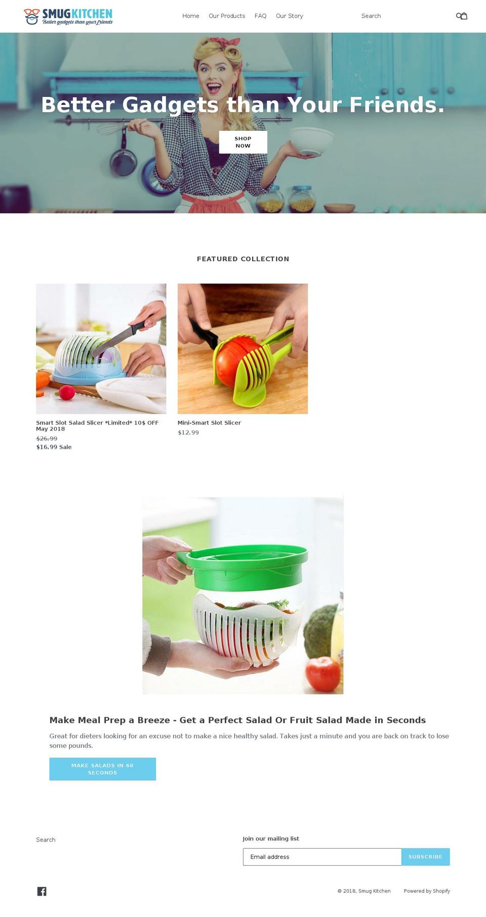 smugkitchen.com — Shopify storefront screenshot