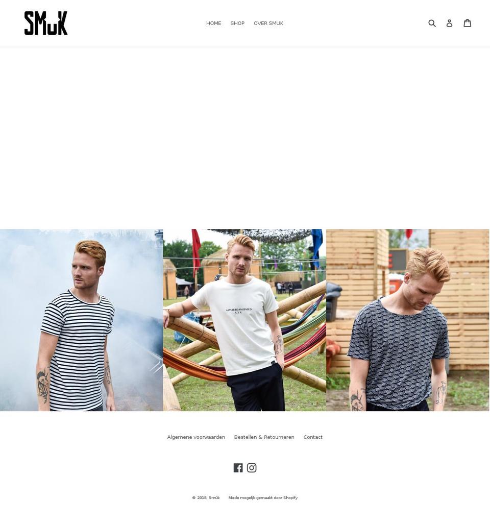 Saffron Shopify theme site example smuk-amsterdam.com