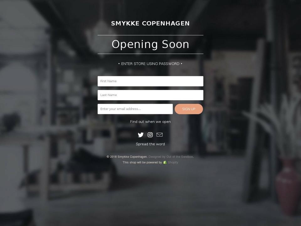 smykkecopenhagen.com shopify website screenshot