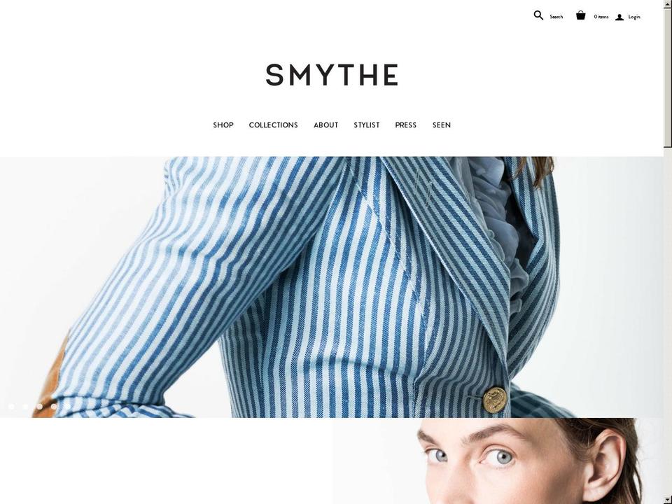 SMYTHE Custom Theme Shopify theme site example smythejackets.com