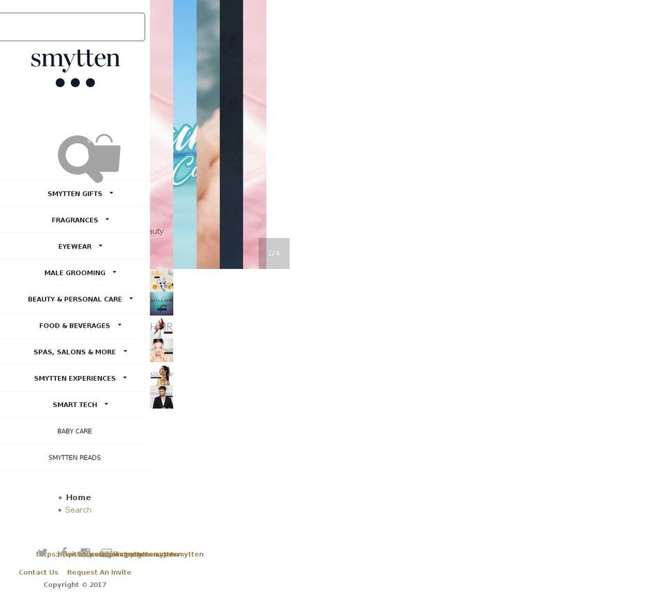 smytten.com shopify website screenshot