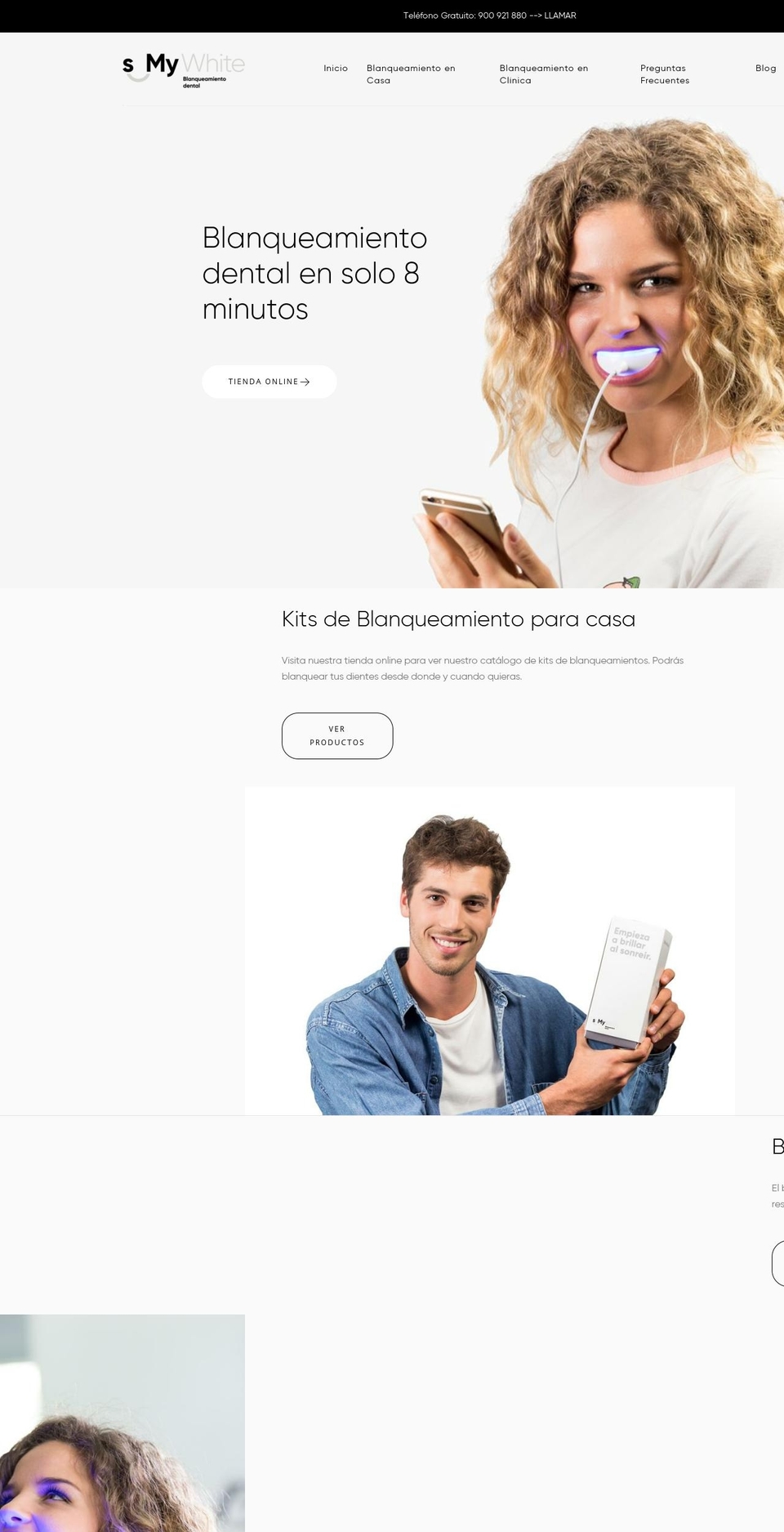 smywhite.com — Shopify storefront screenshot