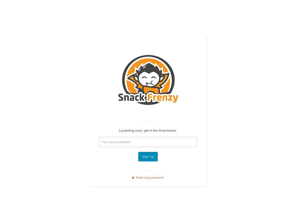 snackfrenzy.com shopify website screenshot