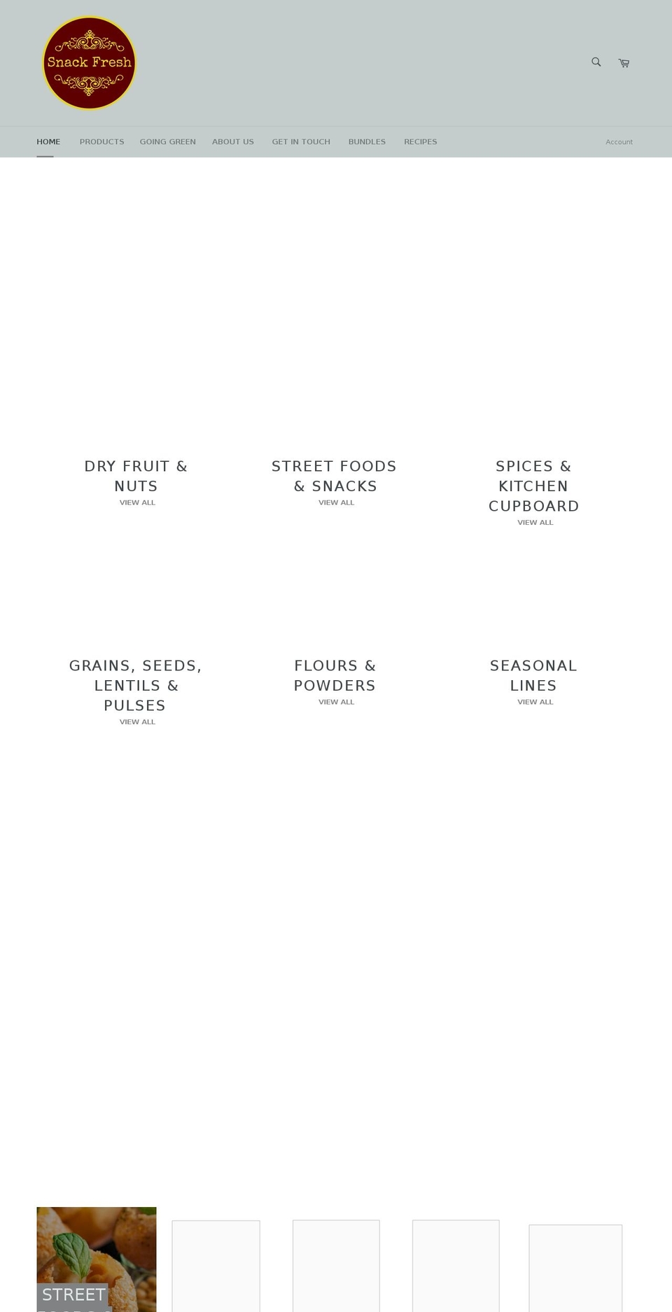 snackfresh.co.uk shopify website screenshot