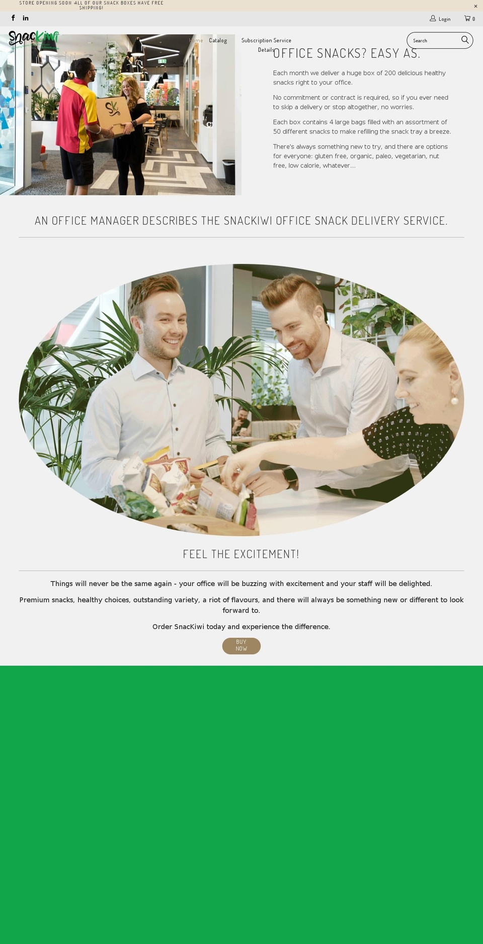 snackiwi.nz shopify website screenshot