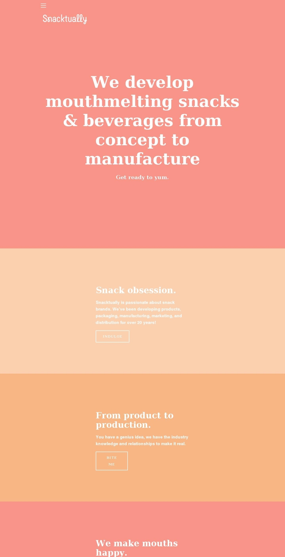 snacktually.com shopify website screenshot