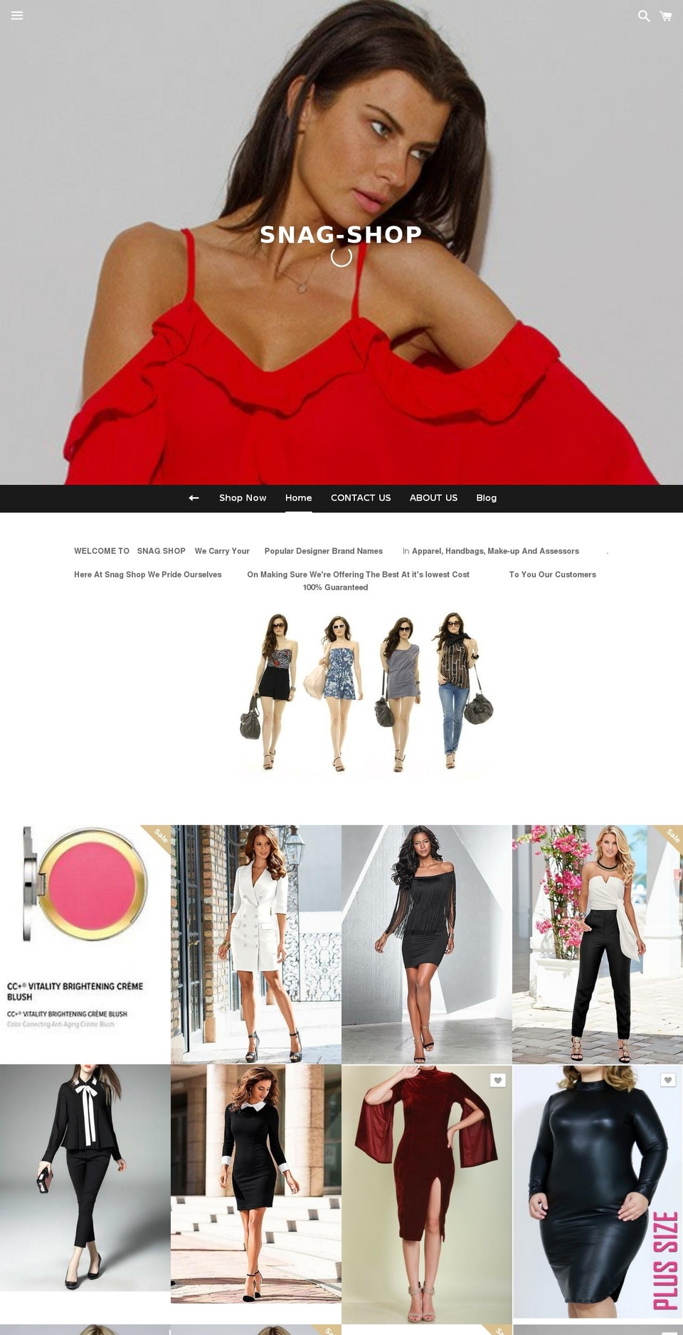 snagitshop.com shopify website screenshot