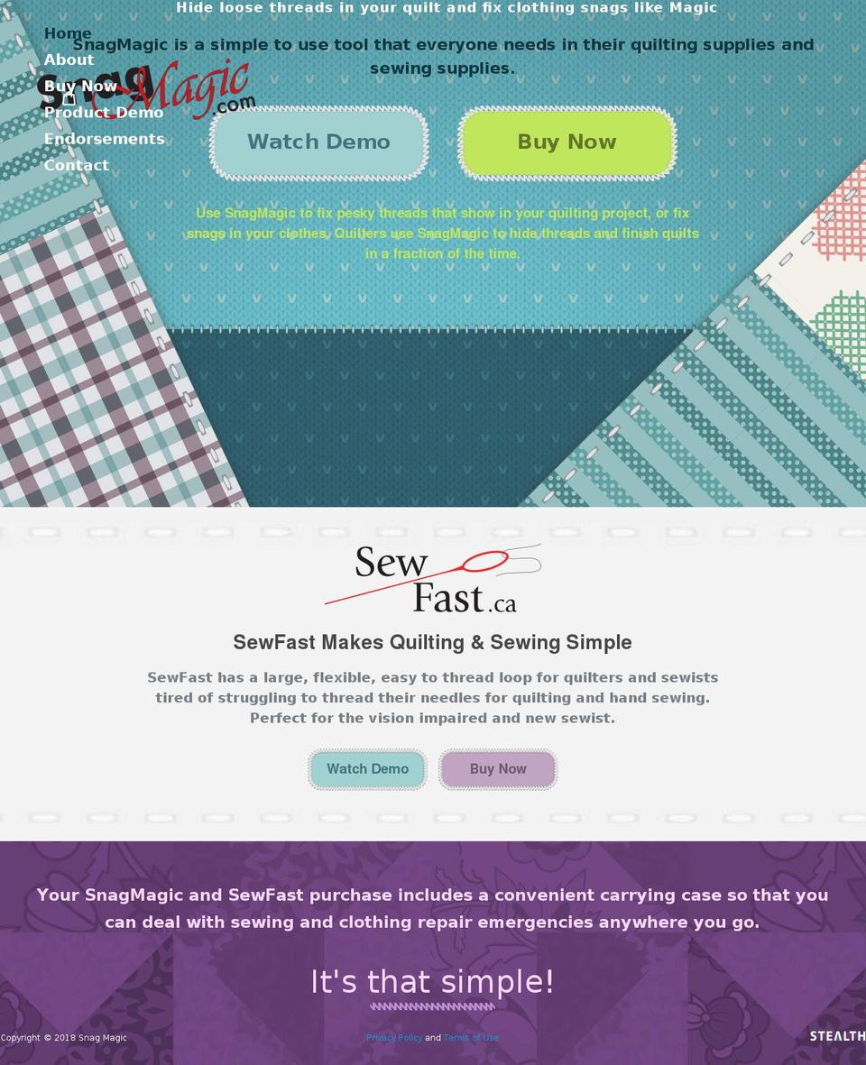 snagmagic.com — Shopify storefront screenshot
