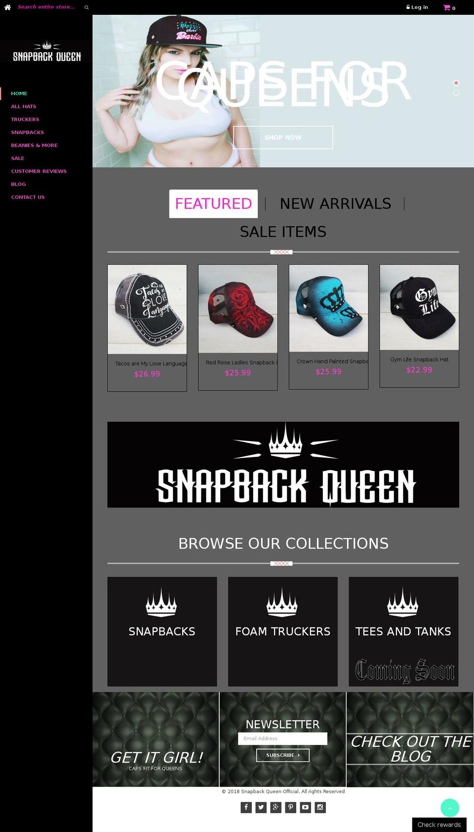 jemiz-fashion-r28 Shopify theme site example snapbackqueen.com