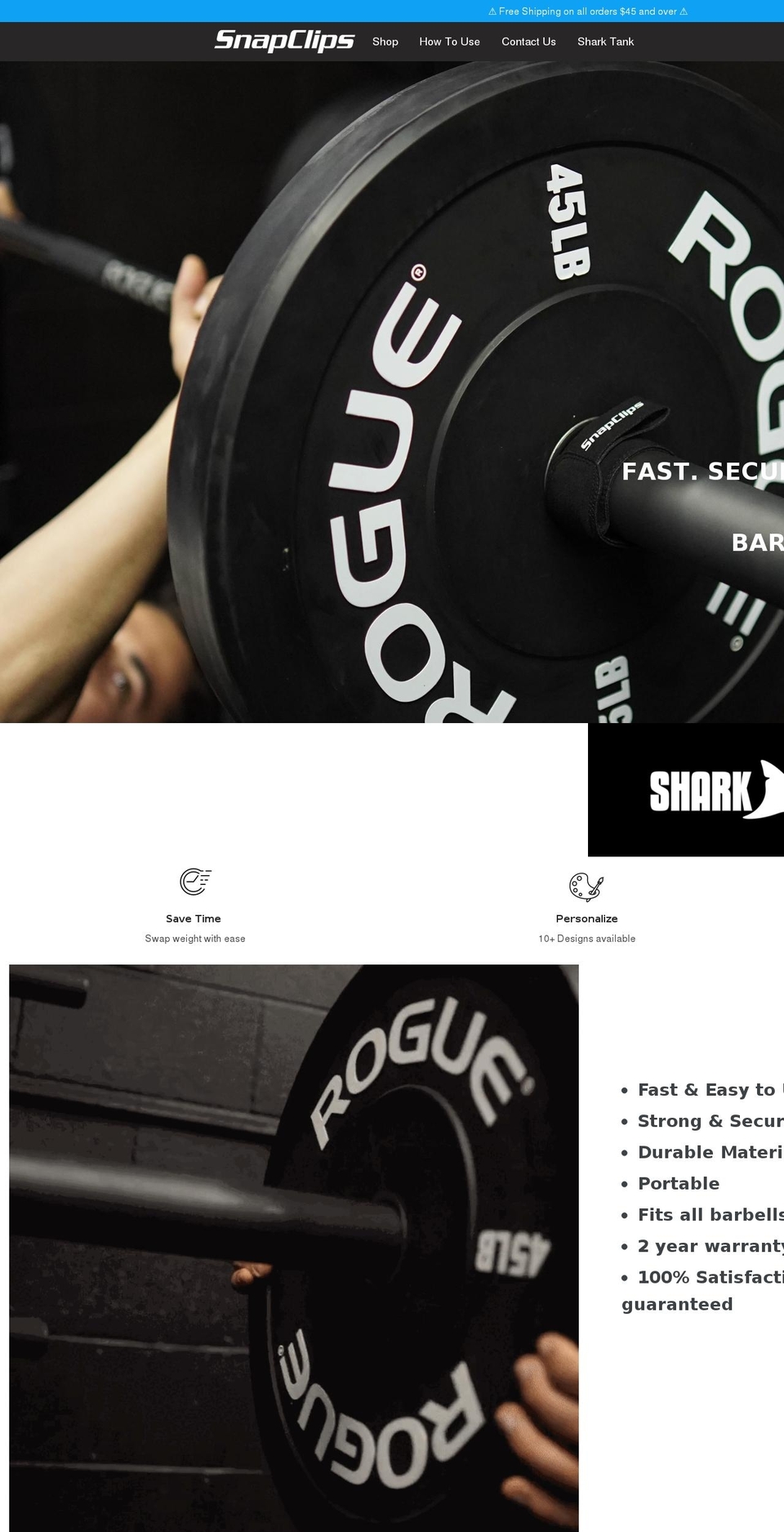 snapclips.net shopify website screenshot