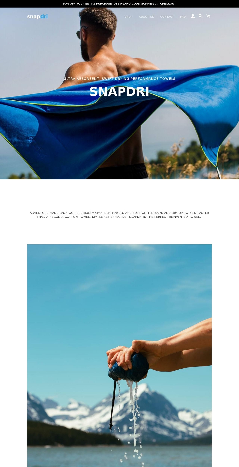 snapdri.com — Shopify storefront screenshot