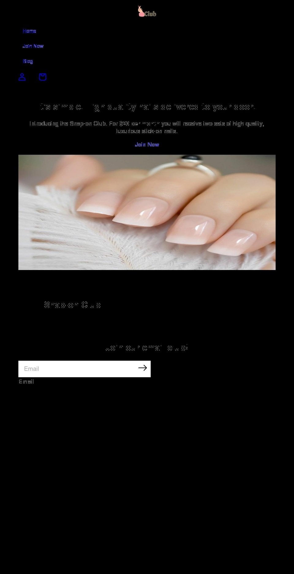 snaponclub.com shopify website screenshot