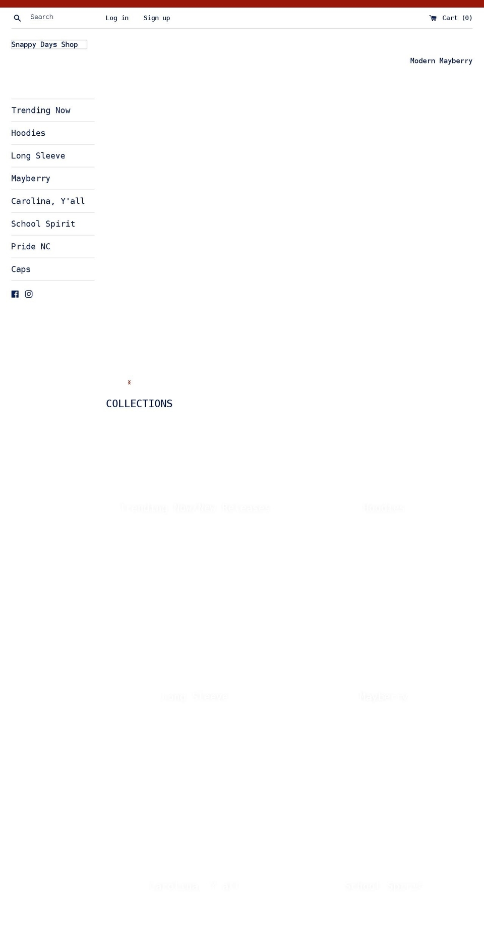 snappydays.shop shopify website screenshot