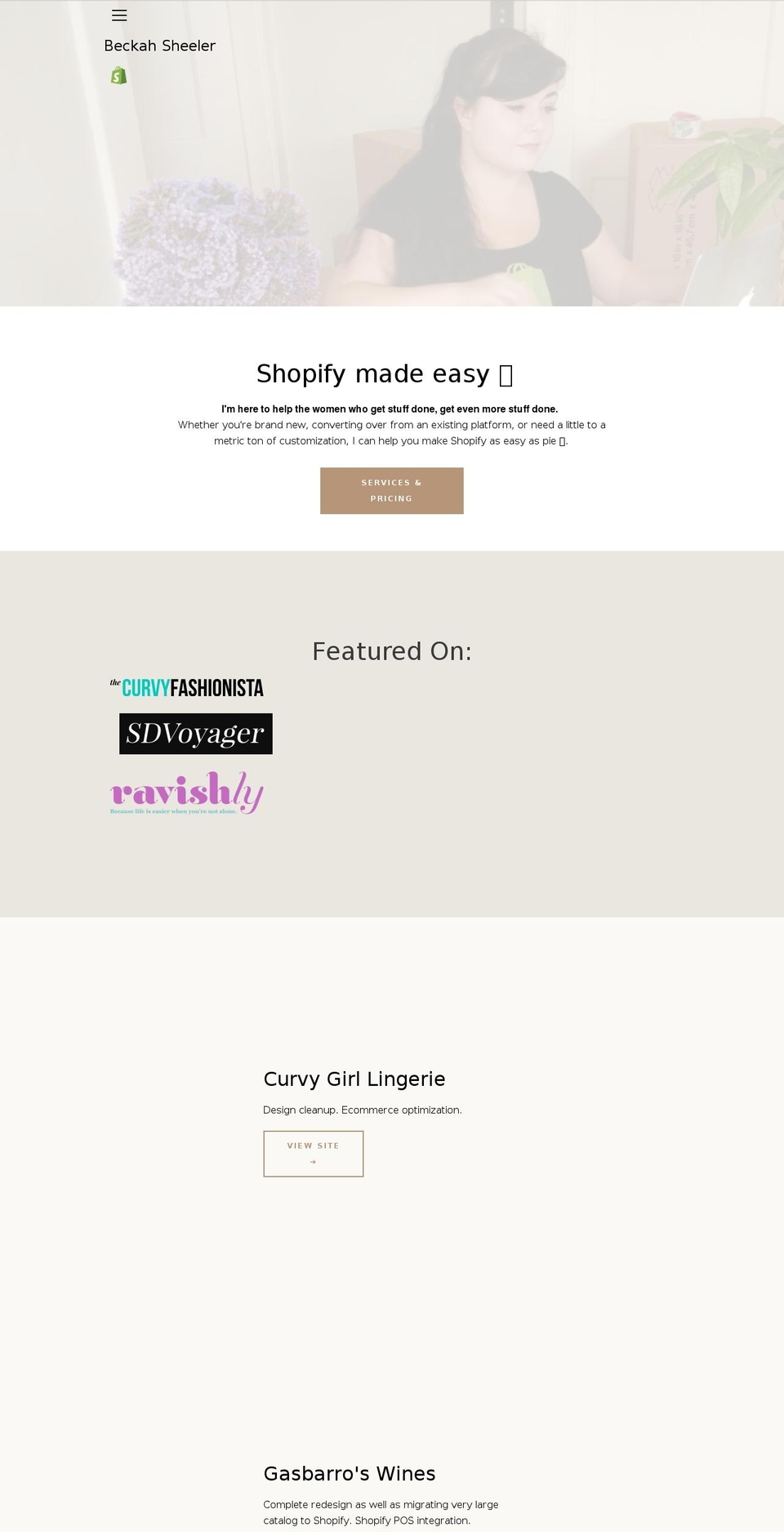 Copy of Narrative Shopify theme site example snapwebdevelopment.com