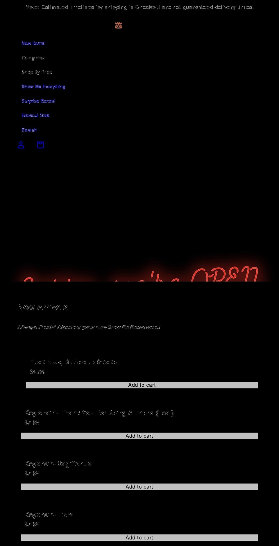 snarkgifts.com shopify website screenshot