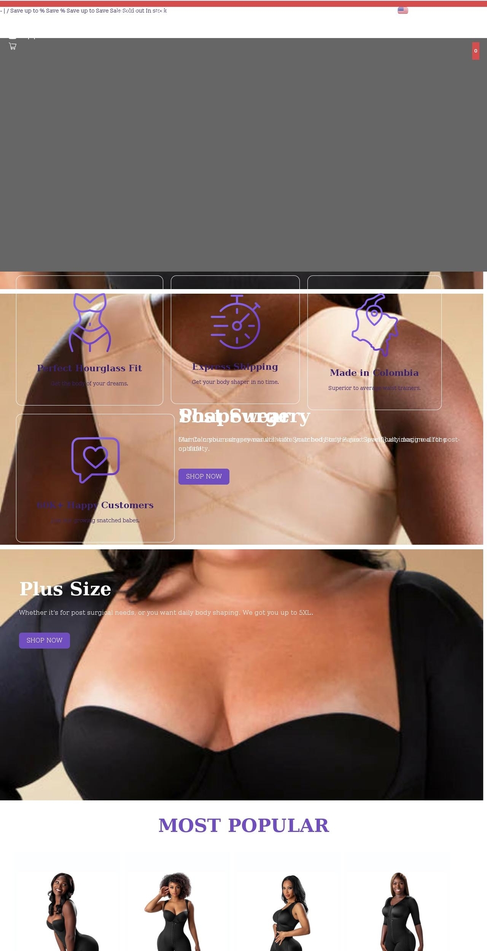 snatched-body.com shopify website screenshot