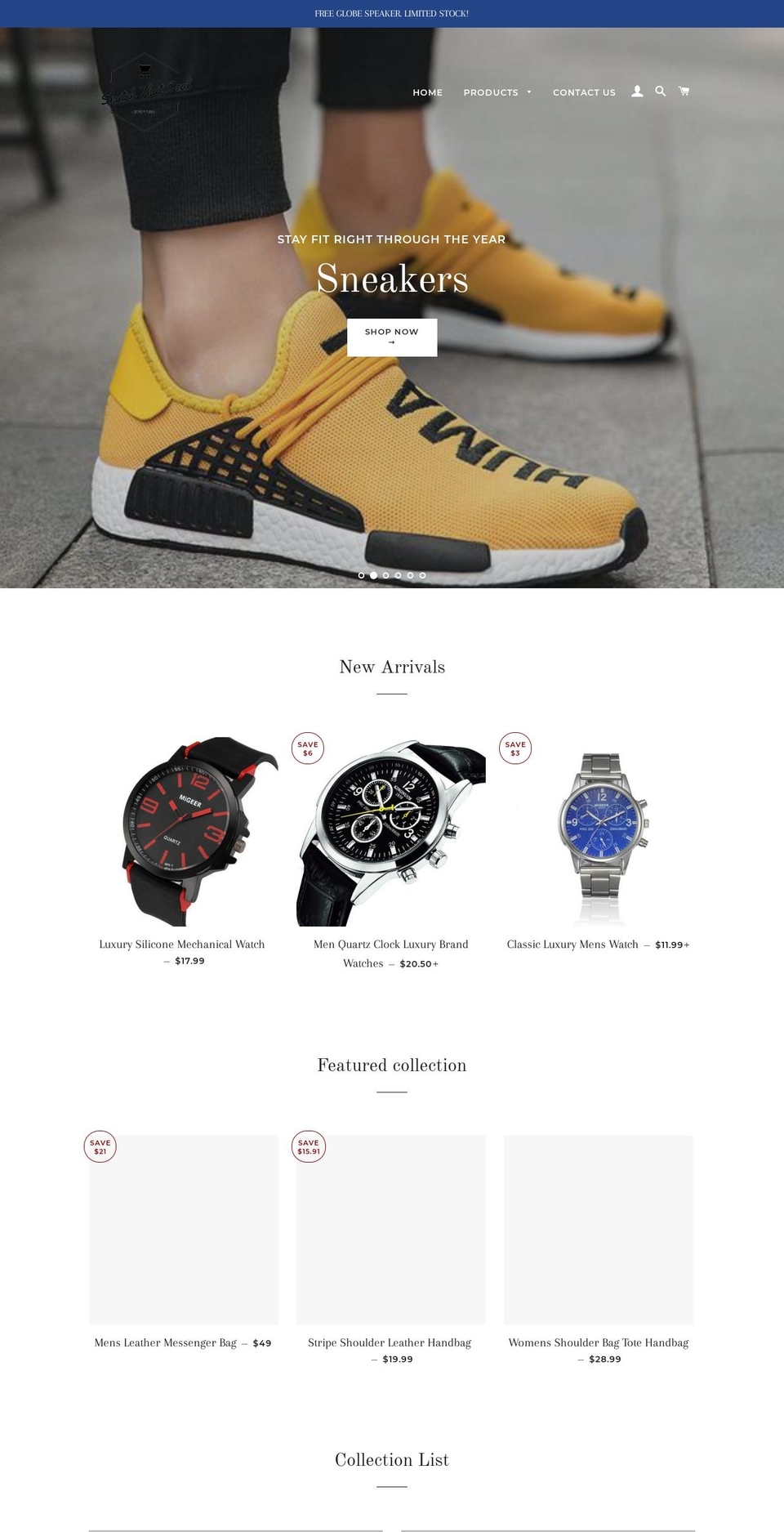snatchthatdeal.com — Shopify storefront screenshot