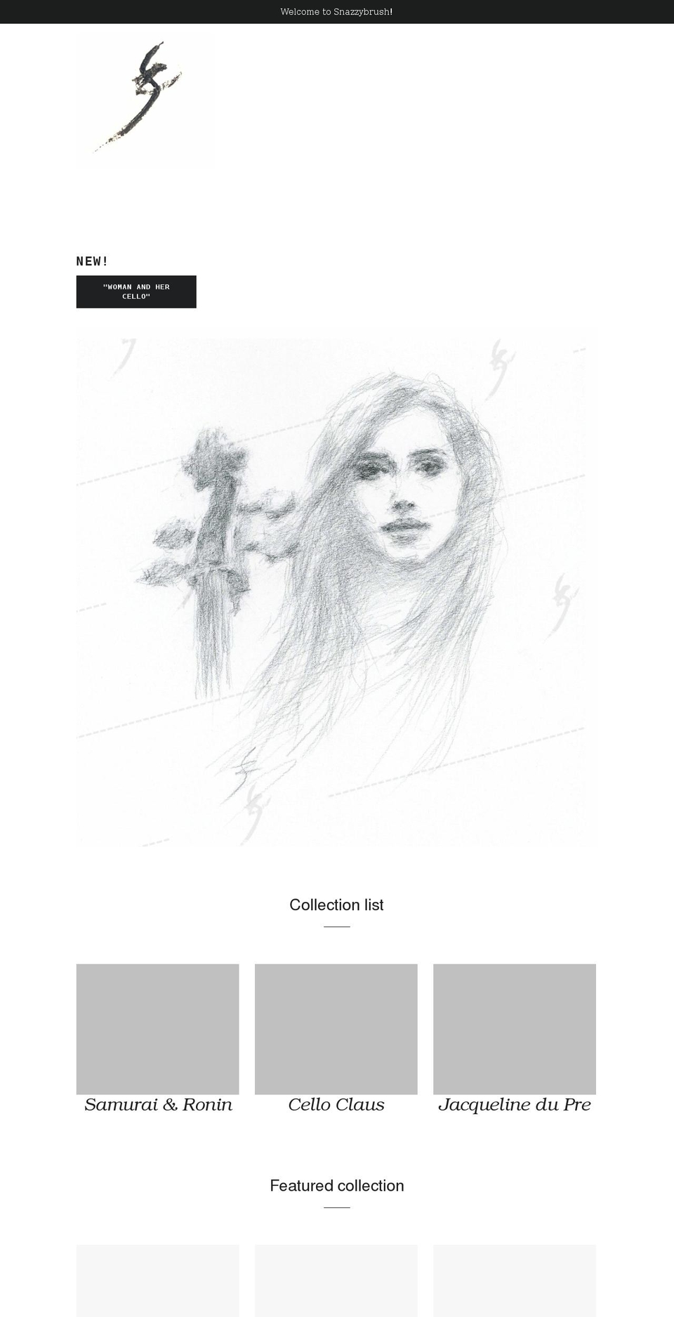 snazzybrush.com shopify website screenshot