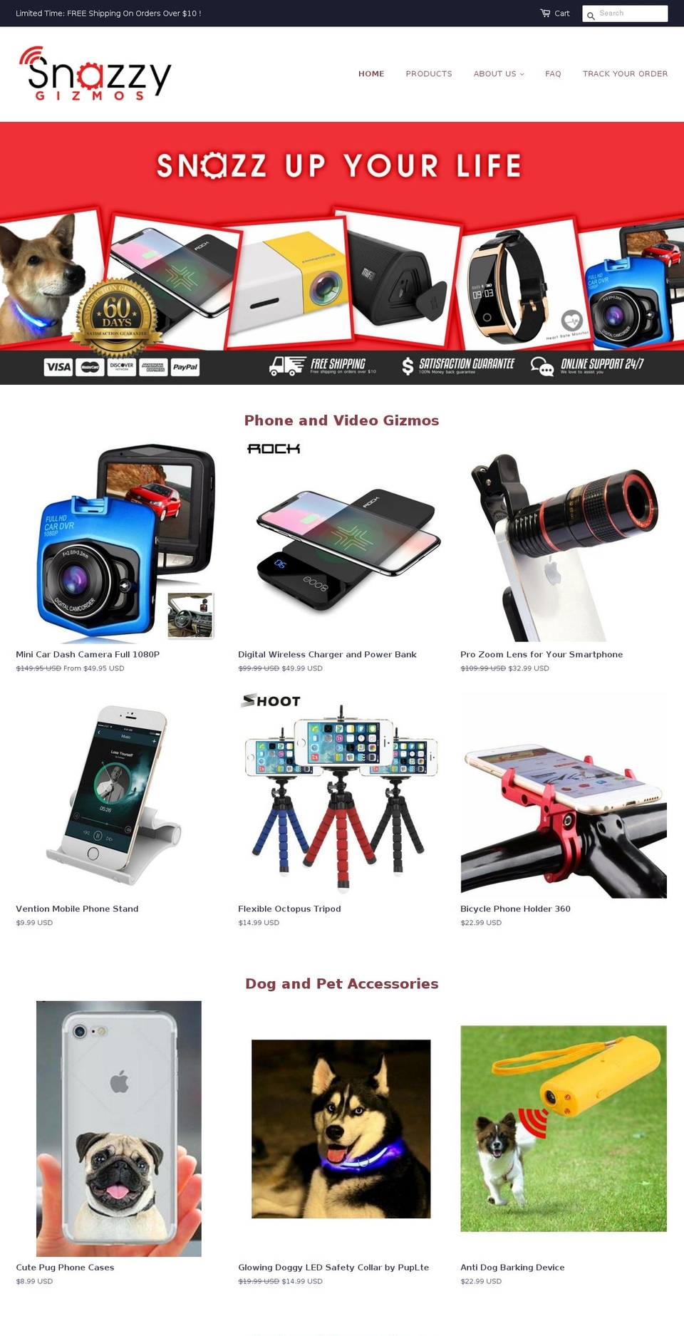 (Custom Work) Groovy! (Minimal 6.0) Shopify theme site example snazzygizmos.com