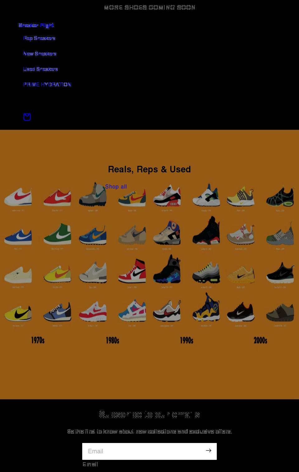 sneaker-flight.com shopify website screenshot